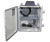 Open RCB Rugged Cellular Box (5G) showing internal wiring, components, and a shelf.