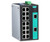 Moxa EDS-316 series industrial Ethernet switch with 16 RJ45 ports and LED indicators.