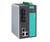 Moxa EDS-505A-MM-SC industrial Ethernet switch with fiber and copper ports.