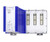 Hirschmann MSP32 switch power backplane with status indicators and three expansion slots.