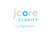 Logo with the text "jcore CLARITY Configuration".