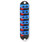 A CCH-CP12-59 fiber optic patch panel insert with six duplex LC blue adapters.