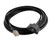 A black cable with a small LED emitter and a modular RJ11-style connector.
