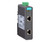 Moxa SPL-24 PoE Splitter with 'DATA OUT' and 'PoE IN' ports.