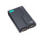 Black Moxa UPort 1250 serial converter featuring two serial ports and status LEDs.