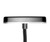 Low-profile, black circular Pro-R Series antenna with a threaded metal mounting post and cable.
