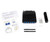 Corning SPH-CS12-A8-P00KE pigtailed splice cassette with included components, documentation, and accessories.
