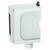 FDPPSIG Patch Panel with white protective casing and a cable gland underneath.