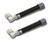 Two black antennas with right-angle connectors, labels reading "ANHT25, S/N:..." and gray end caps.