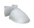 White MX-OPT-WHMH-SET wall mount and dome housing set.