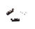 M-008 DIN-Rail Mount Kit with mounting brackets and screws.