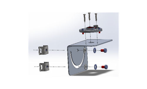 Bracket Mount for MX2308 & MX2309 Light Sensors