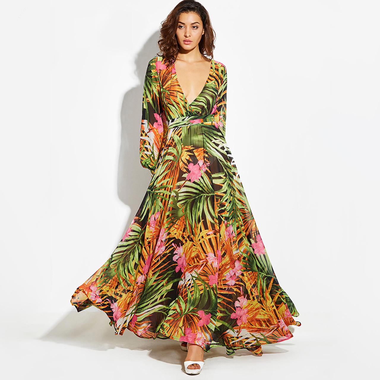 tropical dresses formal