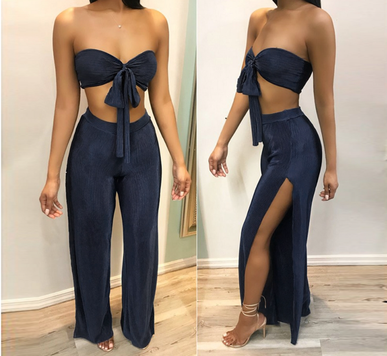 2 piece romper pants