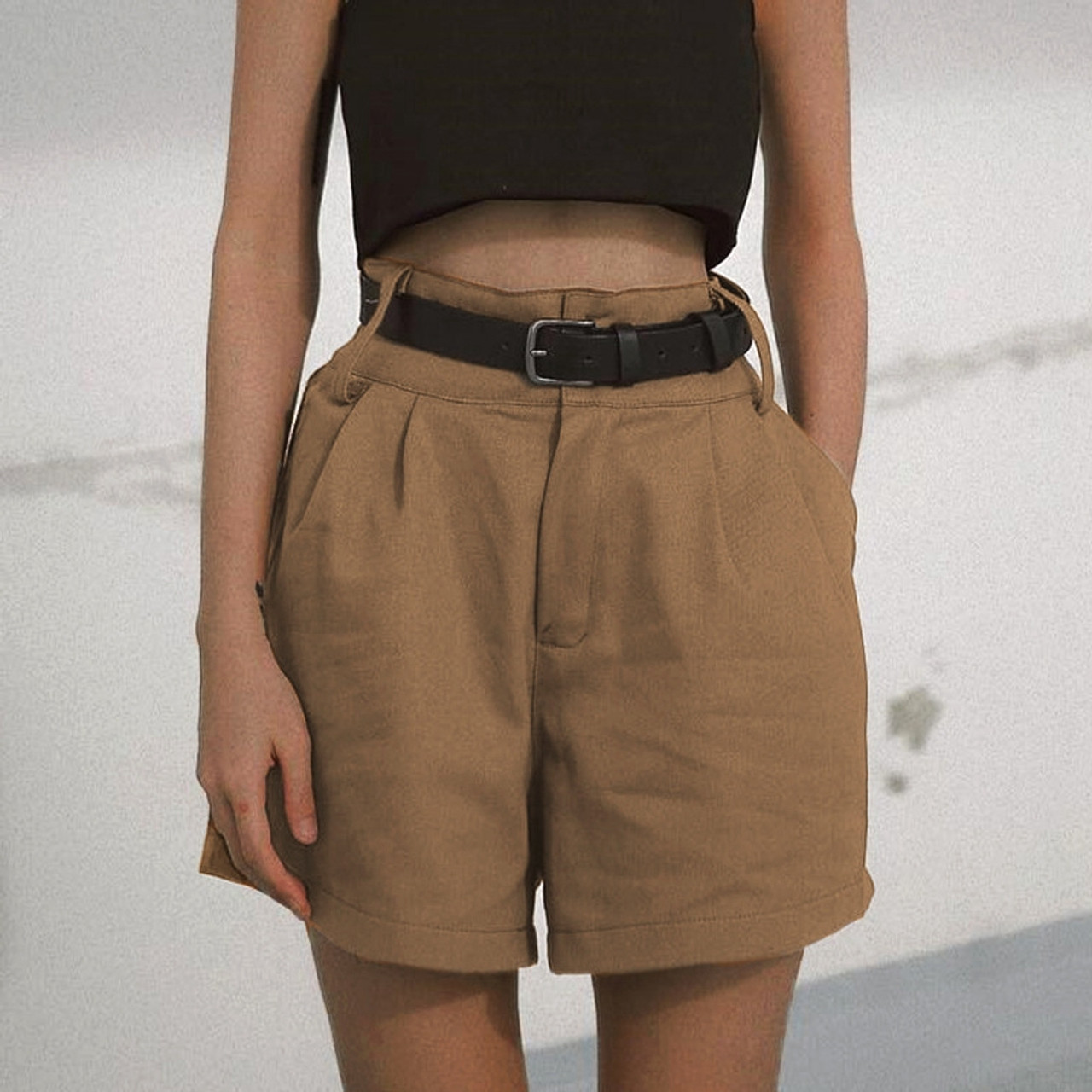 Red Button Trousers Shorts for Women | Online Sale up to 58% off | Lyst UK