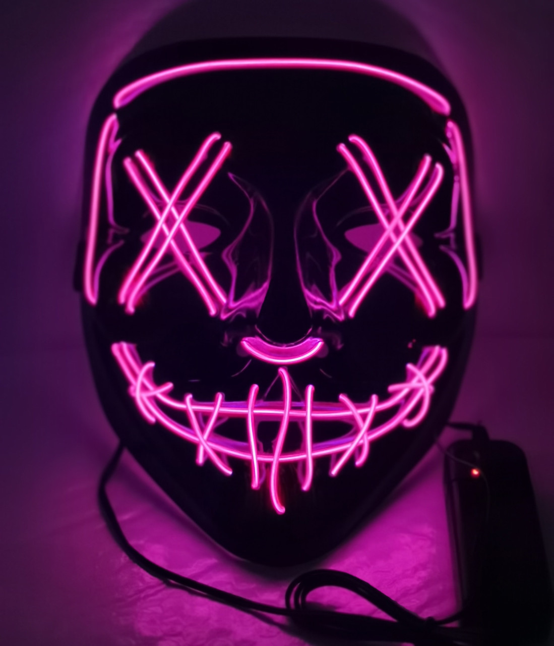 Led purge Mask Halloween Party Masque Masquerade Masks Neon Maske Light ...