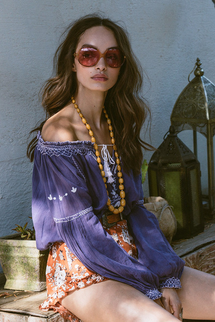 Embroidery  Boho Blouses - PALACEOFCHIC Embroidery  Boho Blouses - PALACEOFCHIC