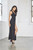 City Girl Black Dress With Slit