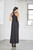 City Girl Black Dress With Slit