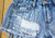 STUDED SHORT JEANS
