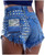 STUDED SHORT JEANS