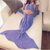 Mermaid tail blanket purple