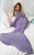 Mermaid tail blanket purple
