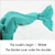 Mermaid tail blanket green