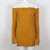 Off Shoulder Women Strapless Dress Mustard