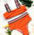 High Waist Bikini Sexy Solid Swimwear Brazilian Wide Edge Bikini Set Print High Waist Women Swimsuit Bathing Suit