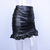 High waist PU leather ruffles mini skirts 2018 summer women sexy fashion skirt High waist PU leather ruffles mini skirts 2018 summer women sexy fashion skirt