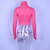 Women Turtleneck Ribbed Sweatshirt Long Sleeve Fluorescent Color Pullovers Crop Slim Mujer Warm Knit Jumpers Short Tops
