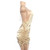 Women Summer Casual Sleeveless Side Double Drawstring Fold Dress Robe Femme Women Dresses Club Party Bodycon Dress Vestidos {Gold}
