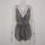 New Sequin Strap Playsuit V-neck Sexy Club Party Rompers Sleeveless Backless 2019 Silver Summer Birthday Short Jumpsuit