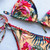 Floral print bikinis 2019 mujer Triangle swimsuit separate Push up swimwear women Micro bikini set Tie side bathing suit Yellow Floral print bikinis 2019 mujer Triangle swimsuit separate Push up swimwear women Micro bikini set Tie side bathing suit Yellow