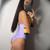 Sexy Mesh Swimwear Women One Piece Swimsuit 2019 Yellow Patchwork Swimsuits Women Cross Strap Beachwear Bathing Suits