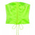 Fluorescent Strapless Backless Chest Wrap Female Cross Top Women String Belt Sexy Slim Bandage neon green Tank Tops