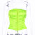 Fluorescent Strapless Backless Chest Wrap Female Cross Top Women String Belt Sexy Slim Bandage neon green Tank Tops