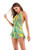 Boho Backless Tassel Drawstring Green Tropical Romper Women Summer Sleeveless Playsuit Deep V Neck Sexy Beach Style Rompers 2019