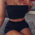 Two Piece Shorts Set Women Slash Neck Sexy Backless Strapless Crop Tops Solid High Waist Pocket Short Pants 2019