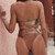 Sexy Swimwear Women 2019 New Arrival Brown Gold Thong Bikini Padded Strapless Bandage Swimsuit Brazilian Biquini S-L Sexy Swimwear Women 2019 New Arrival Brown Gold Thong Bikini Padded Strapless Bandage Swimsuit Brazilian Biquini S-L