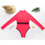 Sexy Zipper One Piece Swimsuit Neon Long Sleeve Sports Swimwear Women Belt Bodysuits Monokini High cut Bathing suit New 2020
