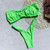 Sexy Flash Bandeau Strapless Bikini 2020 Solid Swimsuit Women Swimwear Thong Bikinis Set Maillot De Bain Swim Wear Bathing Suit Neon Green