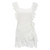 Summer Dress Women Boho Bohemian Hollow Out Crochet Lace Embroidery White Dress Backless Tie Ruffle Mini Beach Dresses Sundress