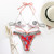 2020 Vintage Print Bikini Female Handwork Small Ruffle Swimming Suit For Women Swimwear High Cut Bikini Set String Biqui