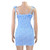 ruffle lace up bodycon dress women spaghetti strap bandage mini summer beach blue dress sundress 2020 chic vestidos