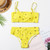 Sexy High Waist Bikini Swimwear Women Swimsuit Push Up Monokini Bandage Bathing Suit Female Beach Wear Bathers Swimming Suit XL Yellow