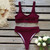 2020 Sexy Women Hollow Out Bikini Swimsuit Swimwear Female Bandeau Thong Brazilian Biquini Bikini Set Bathing Suit Bather Purple 2020 Sexy Women Hollow Out Bikini Swimsuit Swimwear Female Bandeau Thong Brazilian Biquini Bikini Set Bathing Suit Bather Purple
