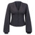 Summer 2020 New Women's Tops Sexy Deep V-neck Black Button Lantern Long Sleeve Slim Elegant Elegant Ladies Top Summer 2020 New Women's Tops Sexy Deep V-neck Black Button Lantern Long Sleeve Slim Elegant Elegant Ladies Top