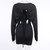 Long Sleeve Backless Dresses Women Hollow O-neck Party Club Elegant Bodycon Dress Bandage 2020 Fashion Robes Vestidos